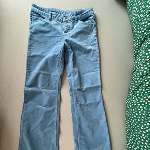 Baby Blue Corduroy Flare Pants
